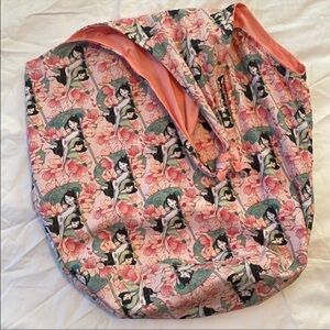 Large Pink Mulan Tote Bag
